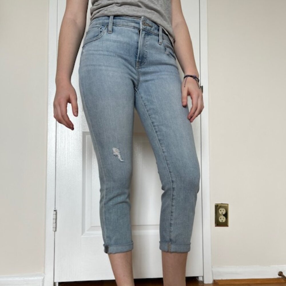 Chico's "Girlfriend Slim Leg Crop"